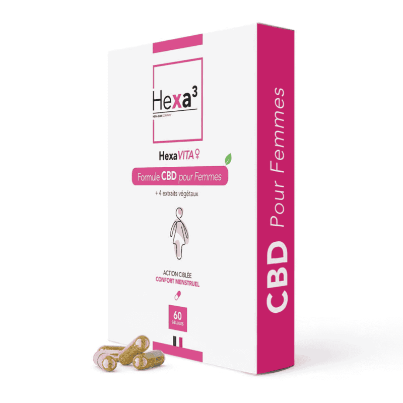 Gélules CBD Confort Menstruel – Formule Femme | CannavibeShop