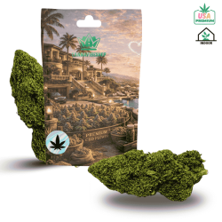 fleur cbd berry deluxe avec pochon cannavibeshop présentation produit